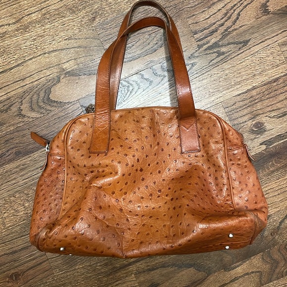 Bernd Berger Ostrich Handbag Vintage 90’s - Picture 3 of 6